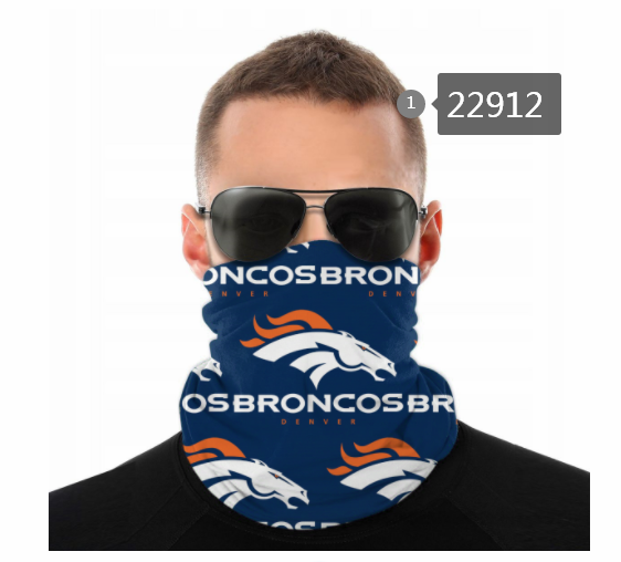 2021 NFL Denver Broncos #16 Dust mask with filter->nfl dust mask->Sports Accessory